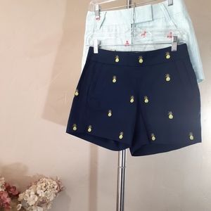 NWT J Crew Pineapple Shorts